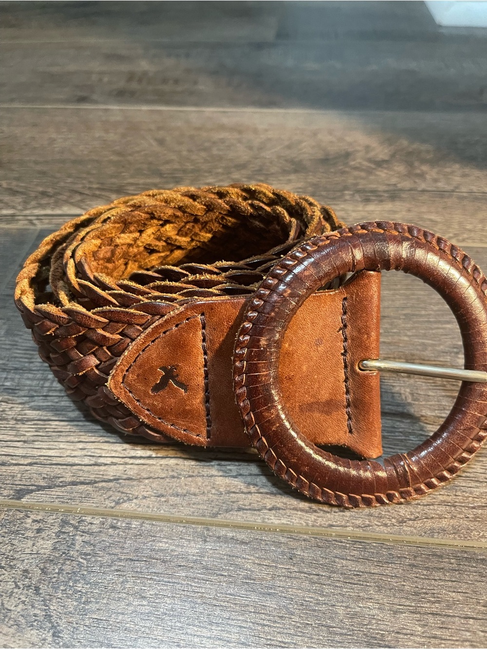 Women Belt with Round Buckle America Eagle